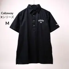 Callaway キャロウェイ ゴルフウェア ポロシャツ メンズ M ロゴ刺繍