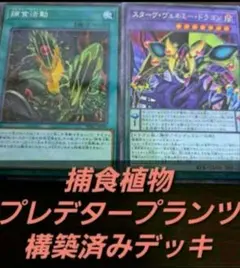 遊戯王【ARC-V】構築済みデッキ 55枚　捕食植物　プレデタープランツ 本格