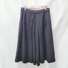 クロコダイル ▶ ガウチョパンツ L 紺 ウール100%