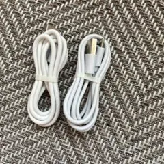 Type-C タイプシー　充電器線　白2本セット