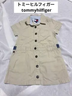 トミーヒルフィガー　ワンピース　半袖　女の子サイズ4 tommyhilfiger