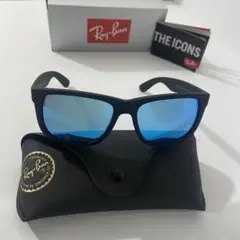 RAYBAN JUSTIN 偏光 レイバンサングラス ブルーミラー
