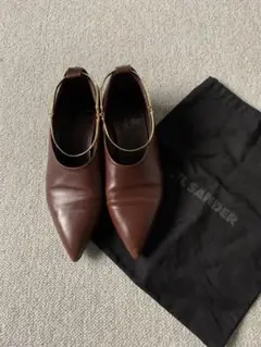 ジルサンダーJILSANDER シューズ 茶 37
