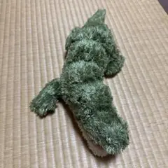 緑色のワニ型ぬいぐるみ材料 約30cm