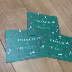 coach×SNOOPYコラボ メッセージカードセット