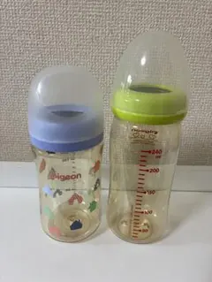 ほぼ未使用★Pigeon 哺乳瓶 240ml 2本セット