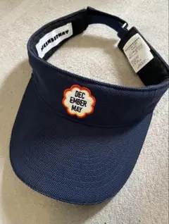 DECEMBERMAY バイザー　ネイビー