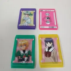 アニメキャラクターカード4枚セット