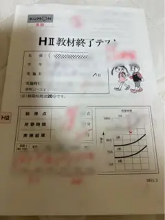 公文　英語　HII 教材終了テスト