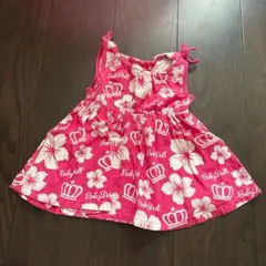BABY DOLL ハイビスカス柄 ワンピース 80