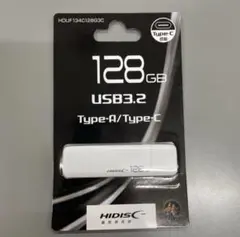 HIDISC USB 128GB Type-C/Type-A搭載