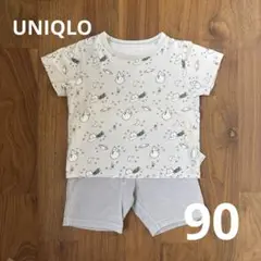 UNIQLO ユニクロ 90cm パジャマ スヌーピー グレー