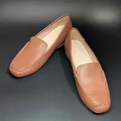 新品級✨️ 現行モデル ing 本革 モカシンシューズ 24cm ブラウン