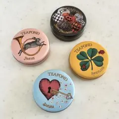 TEAPOND ティーポンド 缶 4つ カード6枚
