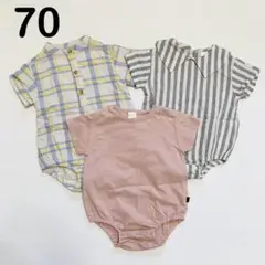 tete a tete テータテート 半袖 ロンパース 3枚 まとめ売り セット