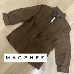 未使用!トゥモローランド MACPHEE Mサイズ 綿100% 牛革
