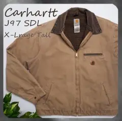Carhartt J97 SDL ブラウンジャケット VTG Carhartt J97 SDL Detroit Sandstone Duck Jacket Mens M