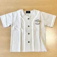 【新品未使用】 クラウディファインレター ベースボール シャツ 半袖 130cm