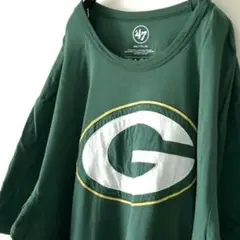 47 グリーンベイパッカーズ Tシャツ 2XL グリーン 緑 古着