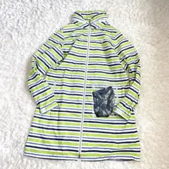 【極美品】アダバット　レインコート　40 Lサイズ 半袖　長袖　2ウェイ