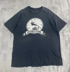 バンドTシャツ SYSTEM OF A DOWN フェード　ブラックXL