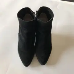 ♦︎CHANEL♦︎ スエード 黒 ショートブーツ 24.5cm