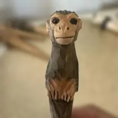 木彫り猿　猿