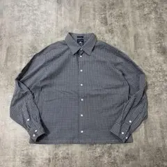 OLD 短丈　ショート丈　チェックシャツ　cityboy 古着　ボックス