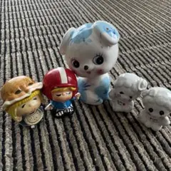 昭和レトロ陶器kic貯金箱 チルチルミチル