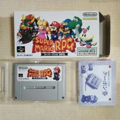 スーパーマリオRPG スーパーファミコンソフト 箱、トレイ付き