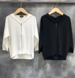 Theory ジップアップパーカー ブラック Sサイズ