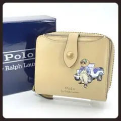 未使用級　Ralph Lauren　ラルフローレン　二つ折り財布　財布　クマ