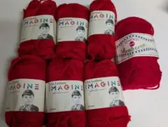 未使用　オリンパス John Lennon IMAGINE 毛糸 赤