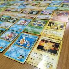 ポケモンカード　旧裏　約100枚セット 日本語版　　キズ、折れあり