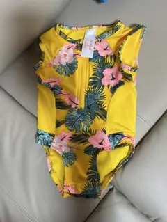 Cat & Jack フラワープリント水着 12M 女の子