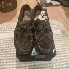 ドライビングシューズ　本革スウェード