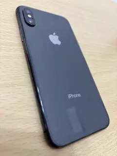 バッテリー交換済　Apple iPhone X スペースグレー 本体　64GB