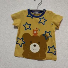 ミキハウスホットビスケッツ ビーンズくんと星柄のTシャツ