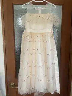 刺繍 チュール ドレス 150 発表会