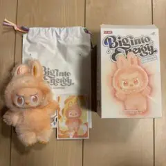 ラブブ　POP MART HAPPINESSES 　オレンジぬいぐるみ