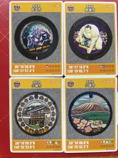 マンホールカードセット（佐久市、東御市、小諸市）　北斗の拳トキ　初期ロット