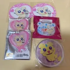 プリキュア GIGO コラボカフェ ラムネ缶 ネームバッジ アクキー メップル