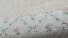 LAURA ASHLEY　ミニタオル　　　　　　　ホワイト　中古品