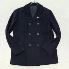 60%off着用数回LARDINI メルトンショートコートOWEN 46