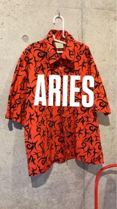 Aries トライバル柄 半袖シャツ