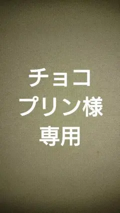 専用出品「チョコプリン様」