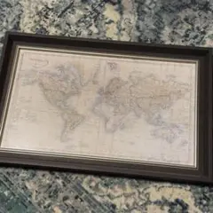 世界地図 壁掛け アンティーク