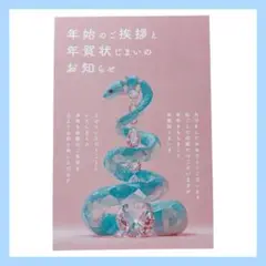 PAPIRAY 年賀状用紙 蛇デザイン 10枚入り