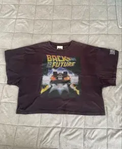 バック・トゥ・ザ・フューチャー Tシャツ　レディース　ショート丈　フリーサイズ
