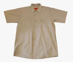 RED KAP ワークシャツ カーキ Lサイズ 美品